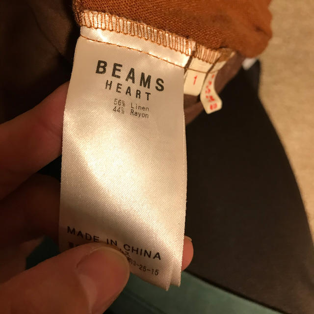 BEAMS(ビームス)のビームスハート　リネン、レーヨン素材ガウチョパンツ レディースのパンツ(カジュアルパンツ)の商品写真