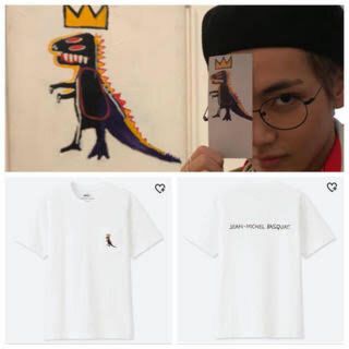 ボウダンショウネンダン(防弾少年団(BTS))のbts テヒョン　V ユニクロコラボTシャツ(Tシャツ/カットソー(半袖/袖なし))