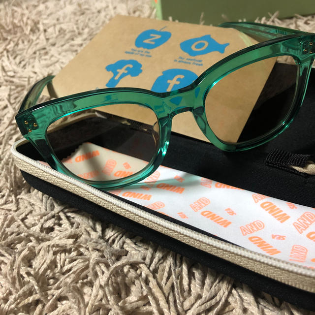 WIND AND SEA × Zoff サングラス/Green 新品 キムタク - サングラス/メガネ