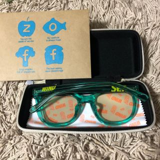 シー(SEA)のWIND AND SEA × Zoff サングラス/Green 新品  キムタク(サングラス/メガネ)