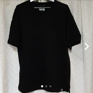 ジーユー(GU)の黒Tシャツ(Tシャツ/カットソー(半袖/袖なし))