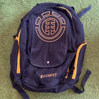 エレメント(ELEMENT)のエレメント　element 美品　リュック　黒(バッグパック/リュック)