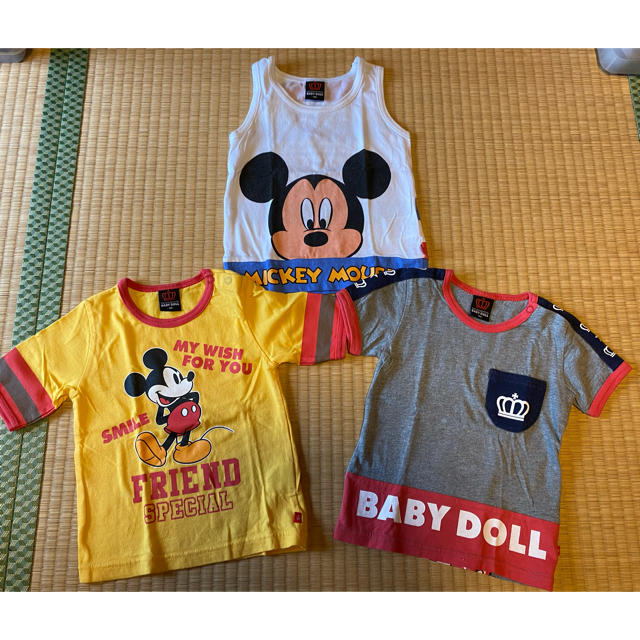 BABYDOLL(ベビードール)のBABY DOLL⭐︎Tシャツ3点セット⭐︎ キッズ/ベビー/マタニティのキッズ服男の子用(90cm~)(Tシャツ/カットソー)の商品写真