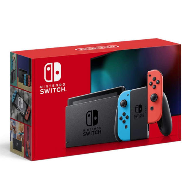 Nintendo Switch(ニンテンドースイッチ)のNintendo Switch JOY-CON(L) ネオンブルー/(R) ネオ エンタメ/ホビーのゲームソフト/ゲーム機本体(家庭用ゲーム機本体)の商品写真