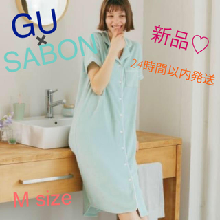 ジーユー(GU)の完売　GU サボン　ミント　パジャマ　M サイズ　SABON(パジャマ)
