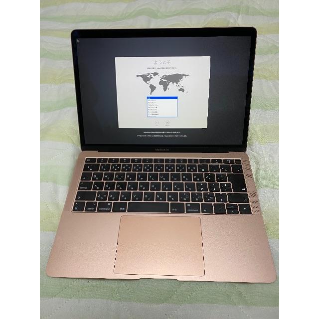 MacBook Air ゴールド 2018 (MREF2J/A) 美品PC/タブレット