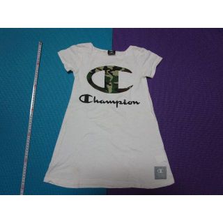 チャンピオン(Champion)のChampion 女児Tシャツワンピース（120cm）(ワンピース)