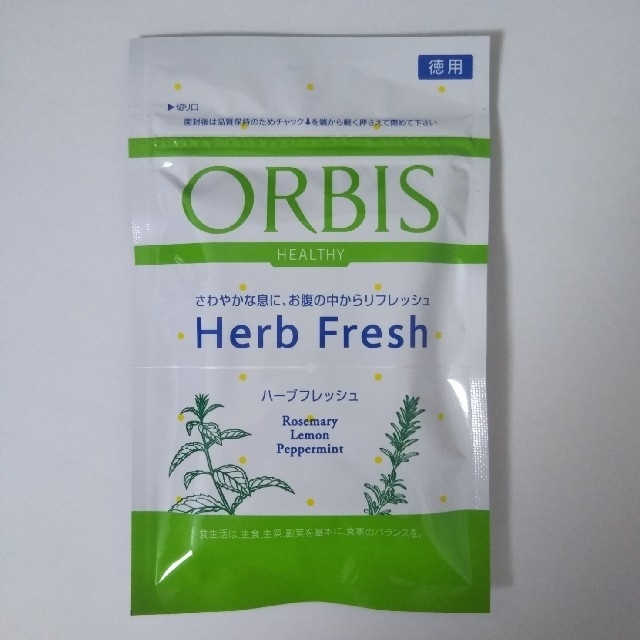 ORBIS(オルビス)のORBIS　ハーブフレッシュ　ブレスケア　口臭予防　新品　未開封 コスメ/美容のオーラルケア(口臭防止/エチケット用品)の商品写真