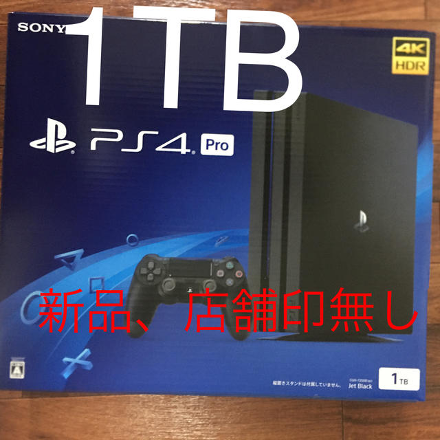 SONY PlayStation4 Pro CUH-7200BB01ゲームソフトゲーム機本体