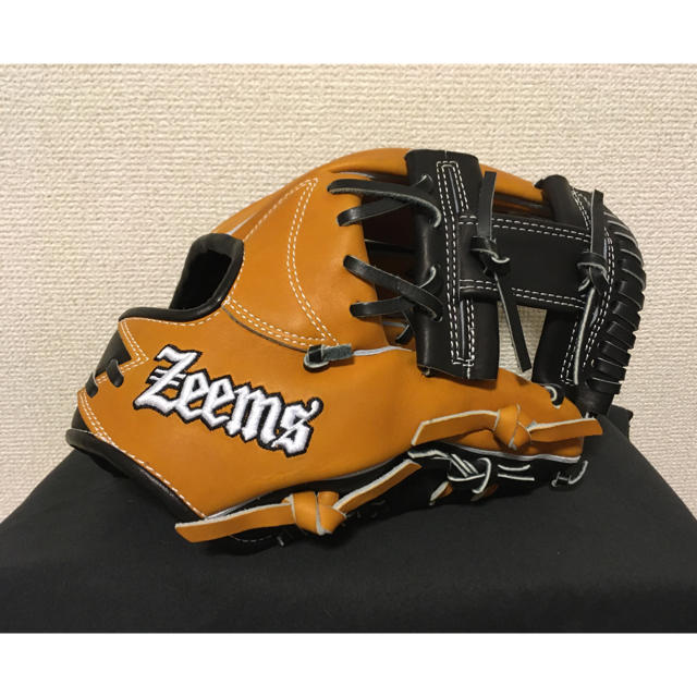 Zeems(ジームス)のジームス　軟式　オーダーグラブ　メーカー型付け　屋外未使用 スポーツ/アウトドアの野球(グローブ)の商品写真