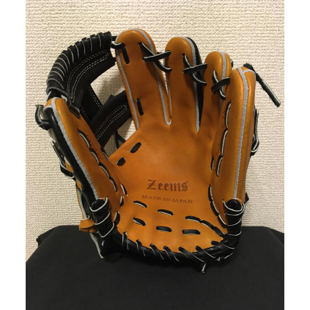 Zeems(ジームス)のジームス　軟式　オーダーグラブ　メーカー型付け　屋外未使用 スポーツ/アウトドアの野球(グローブ)の商品写真