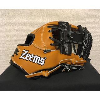 Zeems   ジームス 軟式 オーダーグラブ メーカー型付け 屋外未使用の