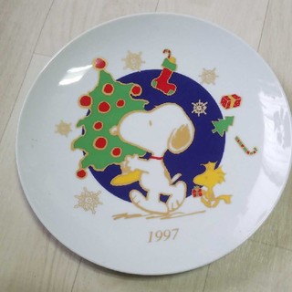 スヌーピークリスマス大皿二枚組(食器)