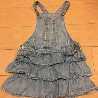 ギャップキッズ(GAP Kids)のbabygap ジャンパースカート デニム 100cm(スカート)