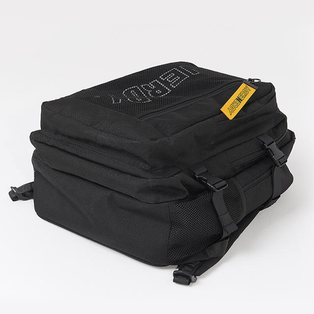 【Nerdy】 黒 リュック Belted MeshBackpack Black レディースのバッグ(リュック/バックパック)の商品写真