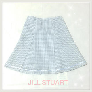 ジルスチュアート(JILLSTUART)のJILL♡爽やかブルーのスカート(ひざ丈スカート)