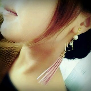 タッセル♡パール♡ピアス(ピアス)