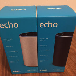 エコー(ECHO)のEcho 第2世代 -スマートスピーカー with Alexa 新品未開封(スピーカー)