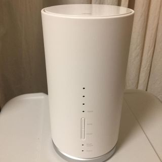 エーユー(au)のSpeed Wi-Fi HOME L01s ホームルーター 本体+アダプタ(PC周辺機器)