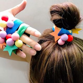 ビームスボーイ(BEAMS BOY)の5色♡ヘアアクセサリー♡ヘアアレンジ♡２つ目から200yen♡韓国仕入(ヘアゴム/シュシュ)