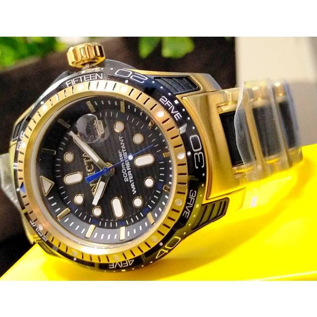 $1995 インビクタ 高級腕時計 ハイドロマックス ゴールド×ブラック