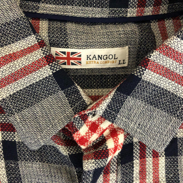 KANGOL(カンゴール)の最終価格　リネン混カンゴール　リネン　チェックシャツ　半袖シャツ メンズのトップス(シャツ)の商品写真