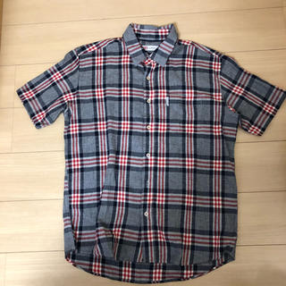 カンゴール(KANGOL)の最終価格　リネン混カンゴール　リネン　チェックシャツ　半袖シャツ(シャツ)