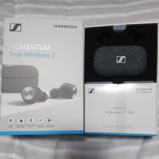 ゼンハイザー(SENNHEISER)のSennheiser MOMENTUM True Wireless 2 ブラック(ヘッドフォン/イヤフォン)