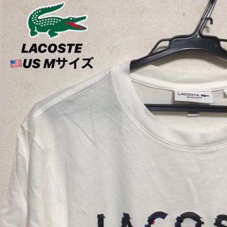ラコステ(LACOSTE)のラコステ　Tシャツ　白　ロゴT  (Tシャツ/カットソー(半袖/袖なし))
