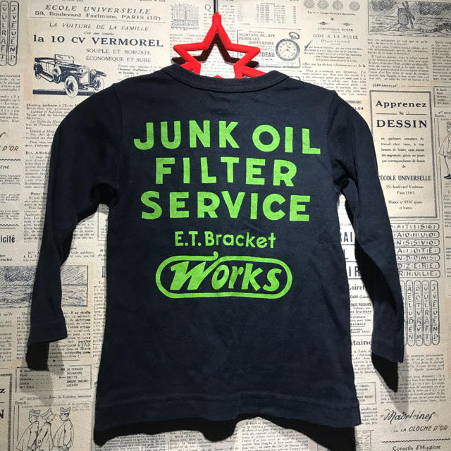 JUNK STORE(ジャンクストアー)のJUNK STORE ジャンクストア 長袖Tシャツ size 90 キッズ/ベビー/マタニティのキッズ服男の子用(90cm~)(Tシャツ/カットソー)の商品写真