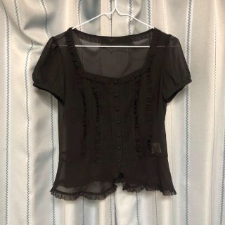 新品♡ レッセパッセ 黒ブラウス