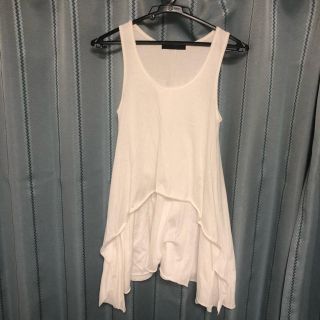 マウジー(moussy)のmoussy タンクトップ 白(カットソー(半袖/袖なし))