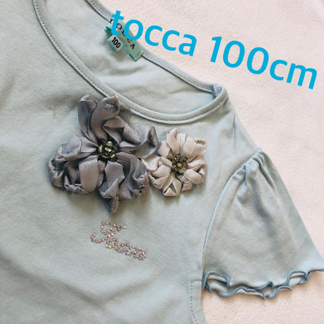 TOCCA(トッカ)のtocca 完売　立体お花デザイン　トップス♡90 キッズ/ベビー/マタニティのキッズ服女の子用(90cm~)(Tシャツ/カットソー)の商品写真