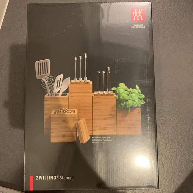 Zwilling J.A. Henckels(ツヴィリングジェイエーヘンケルス)のツヴィリング　バンブーストレージ　4pcs インテリア/住まい/日用品のキッチン/食器(収納/キッチン雑貨)の商品写真