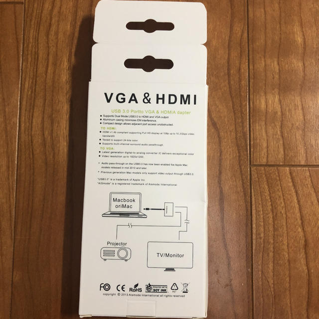 お値引き❣️新品！VDA&HDMIコネクター スマホ/家電/カメラのテレビ/映像機器(映像用ケーブル)の商品写真