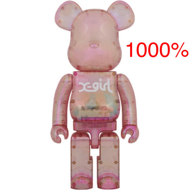 MEDICOM TOY(メディコムトイ)のX-girl × BE＠RBRICK 1000％ エンタメ/ホビーのフィギュア(その他)の商品写真