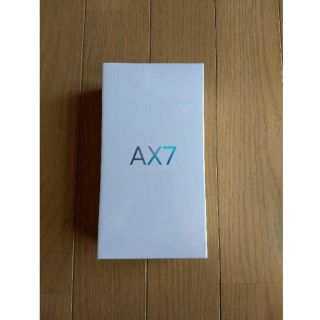 OPPO AX7 ブルー 64GB 新品未開封(スマートフォン本体)