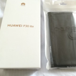 HUAWEI P30 lite SIMフリー 手帳型ケース付　新品