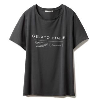 ジェラートピケ(gelato pique)のジェラートピケ  レーヨンロゴTシャツ(ルームウェア)