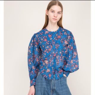 イザベルマラン(Isabel Marant)のa❤︎様専用　イザベルマランエトワール　花柄パフスリーブブラウス(シャツ/ブラウス(長袖/七分))