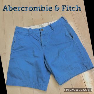 アバクロンビーアンドフィッチ(Abercrombie&Fitch)のアバクロ Abercrombie＆Fitch ショート パンツ 28 ブルー(ショートパンツ)