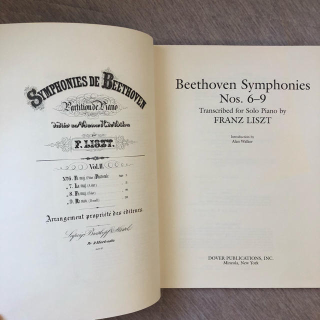 《ソロピアノ譜》ベートーヴェン交響曲6〜９番　リスト版 楽器のスコア/楽譜(クラシック)の商品写真