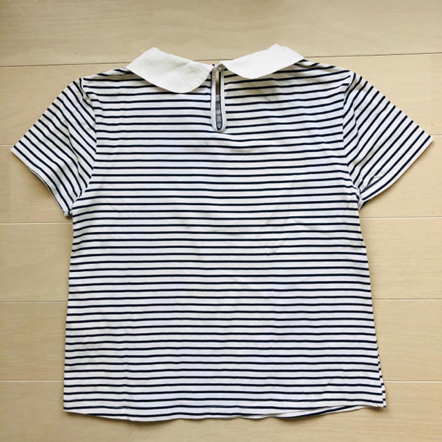 ZARA KIDS(ザラキッズ)のZARA キッズ　子供服　Tシャツ　半袖　襟付き　ボーダー　女の子 140cm キッズ/ベビー/マタニティのキッズ服女の子用(90cm~)(Tシャツ/カットソー)の商品写真