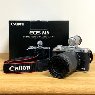 キヤノン(Canon)のCanon EOS M6 EF-M18-150 IS STM レンズキット(ミラーレス一眼)