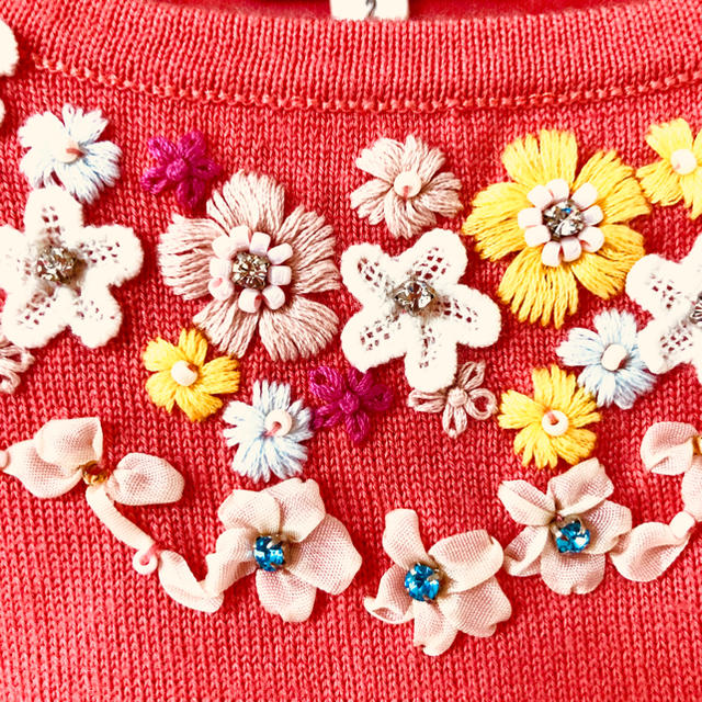 Cynthia Rowley(シンシアローリー)のシンシアローリー刺繍ニット レディースのトップス(ニット/セーター)の商品写真