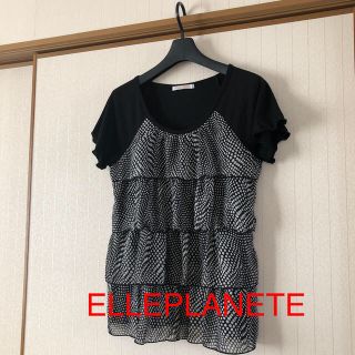 エルプラネット(ELLE PLANETE)の美品❤️ELLEPLANETE 水玉Tシャツ(Tシャツ(半袖/袖なし))