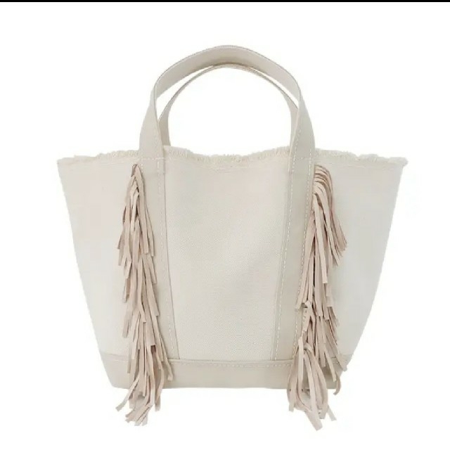 ayako　SideFringeToteBag　IVORY 　新品未使用