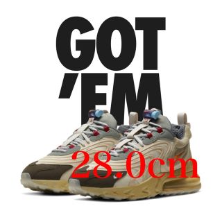 ナイキ(NIKE)のTRAVIS SCOTT x NIKE AIR MAX 270 REACT(スニーカー)