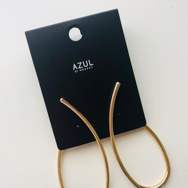 AZUL by moussy(アズールバイマウジー)のAZULツイストフープピアス レディースのアクセサリー(ピアス)の商品写真