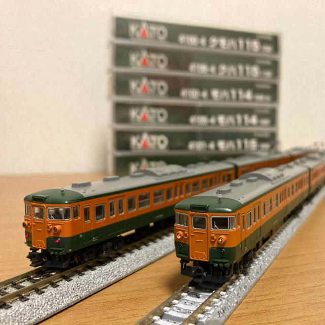 KATO`(カトー)の115系6連セット エンタメ/ホビーのおもちゃ/ぬいぐるみ(鉄道模型)の商品写真